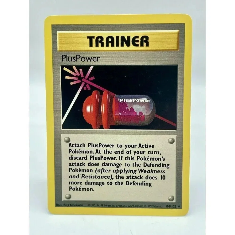 PlusPower 84/102 Base Set Non-Holo Vintage 1999 Pokemon‎ TCG LP